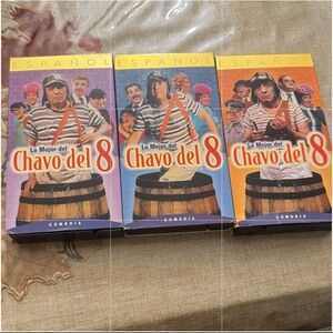 El Chavo del 8 DVD 3 VHS Set